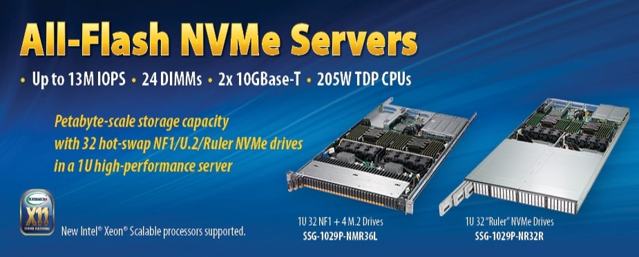 All-Flash NVMe Servers